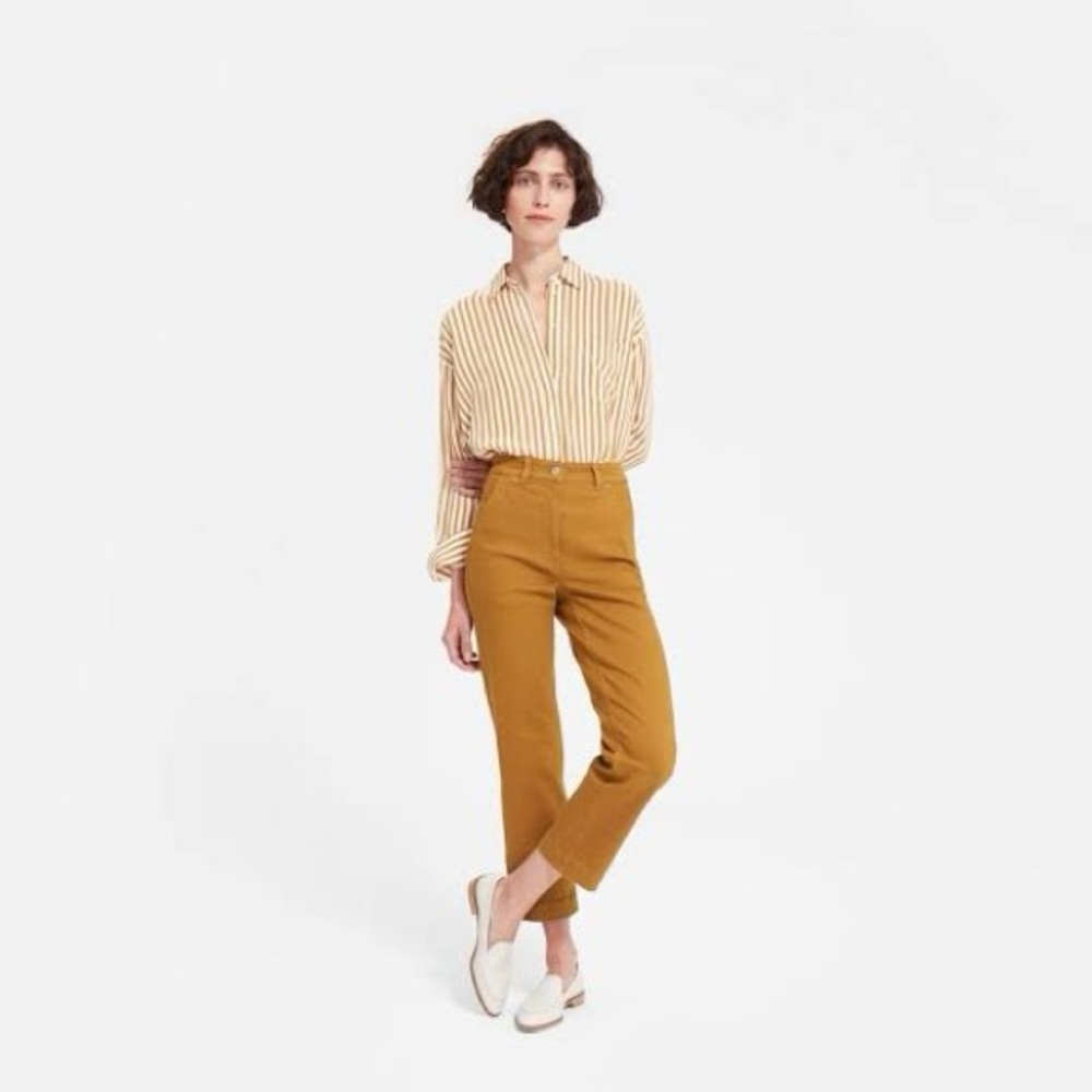 Everlane Cropped Straight Ankle Pants